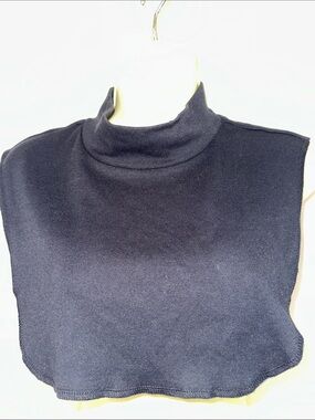Vintage Blair Black Mock Turtleneck Cotton/Polyester Dickie